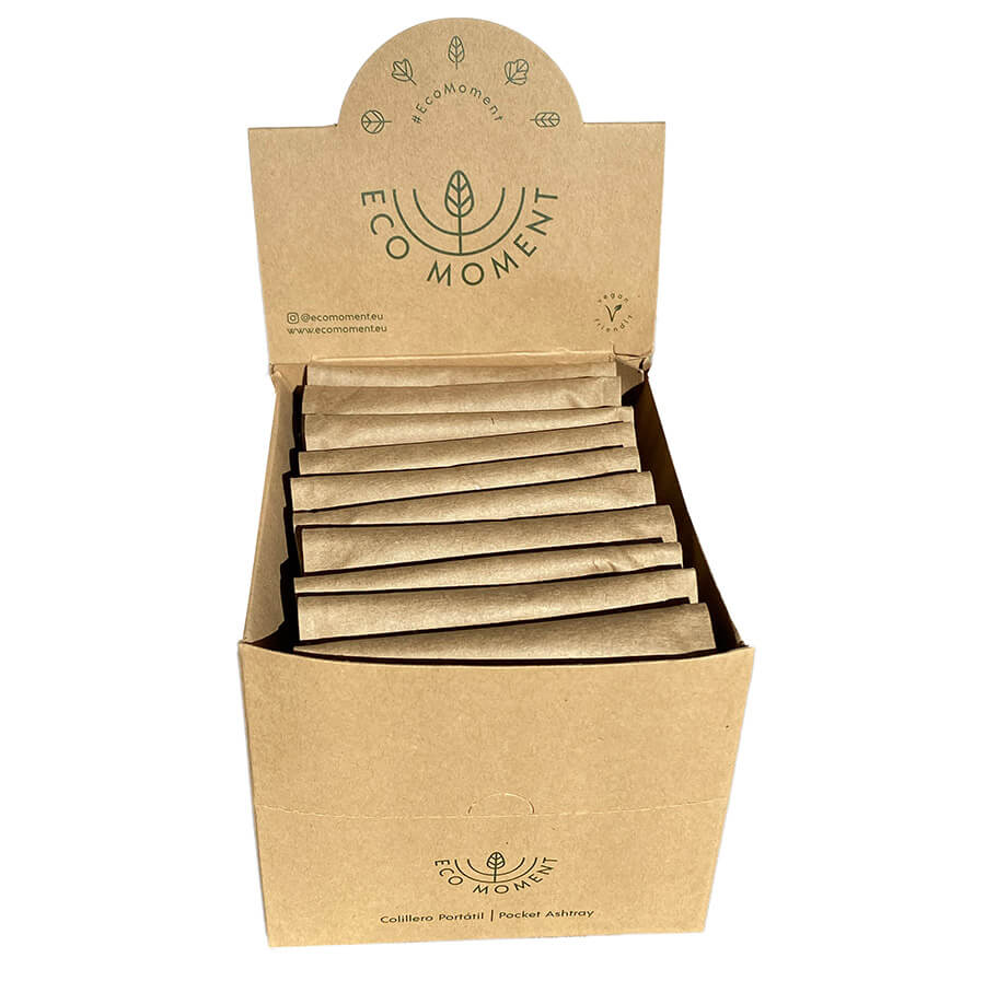 10 Reusable and Recyclable Pocket Ashtray pack - Image 2